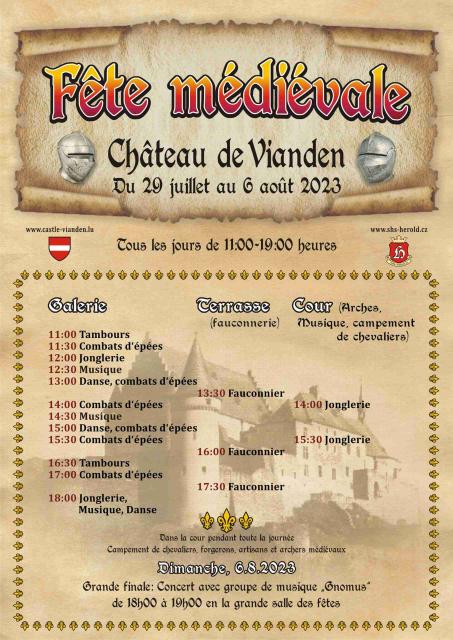 Le festival médiéval au château de Vianden