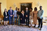 Náměstek Tlapa přijal nigerijské studenty Univerzity Karlovy
