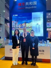 Czech booth at the Wenzhou International Import Expo