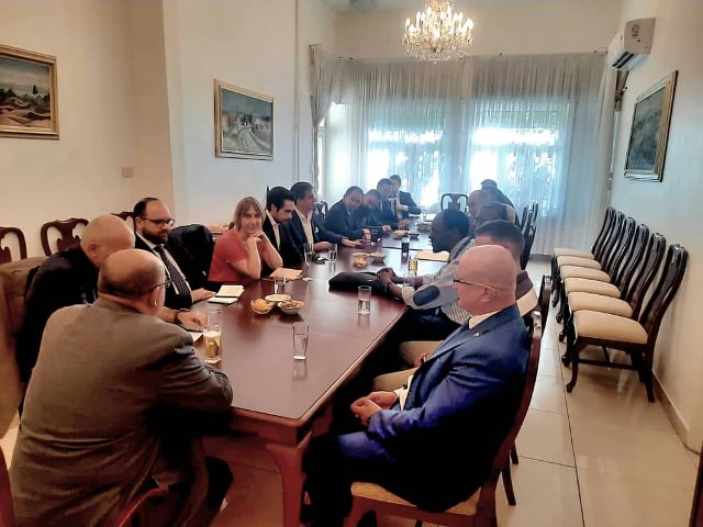 Setkání Diplomatického klubu v Sýrii na Velvyslanectví ČR v Damašku
