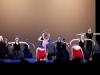 Students of Prague Dance Conservatory (in red) + dancers of Estonian ballet schools