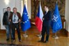 Minister Lipavský Presented the Gratias Agit Award to Adam Michnik 