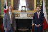 Minister Jakub Kulhánek with his British counterpart Dominic Raab