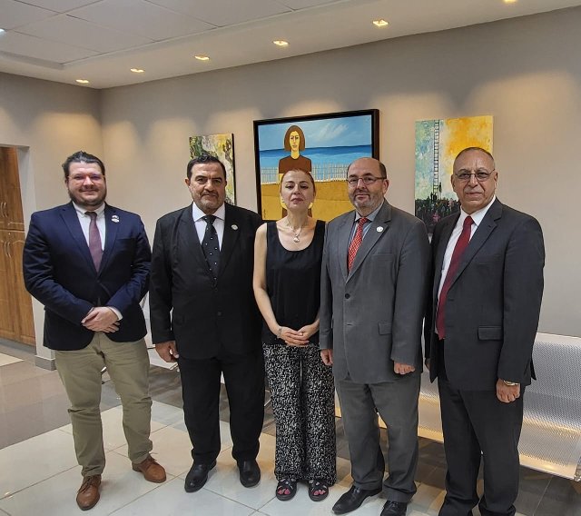 Charge d’affaires Mr. Roman Masarik and Economic & Development diplomat Mr. Tomas Chlopcik with