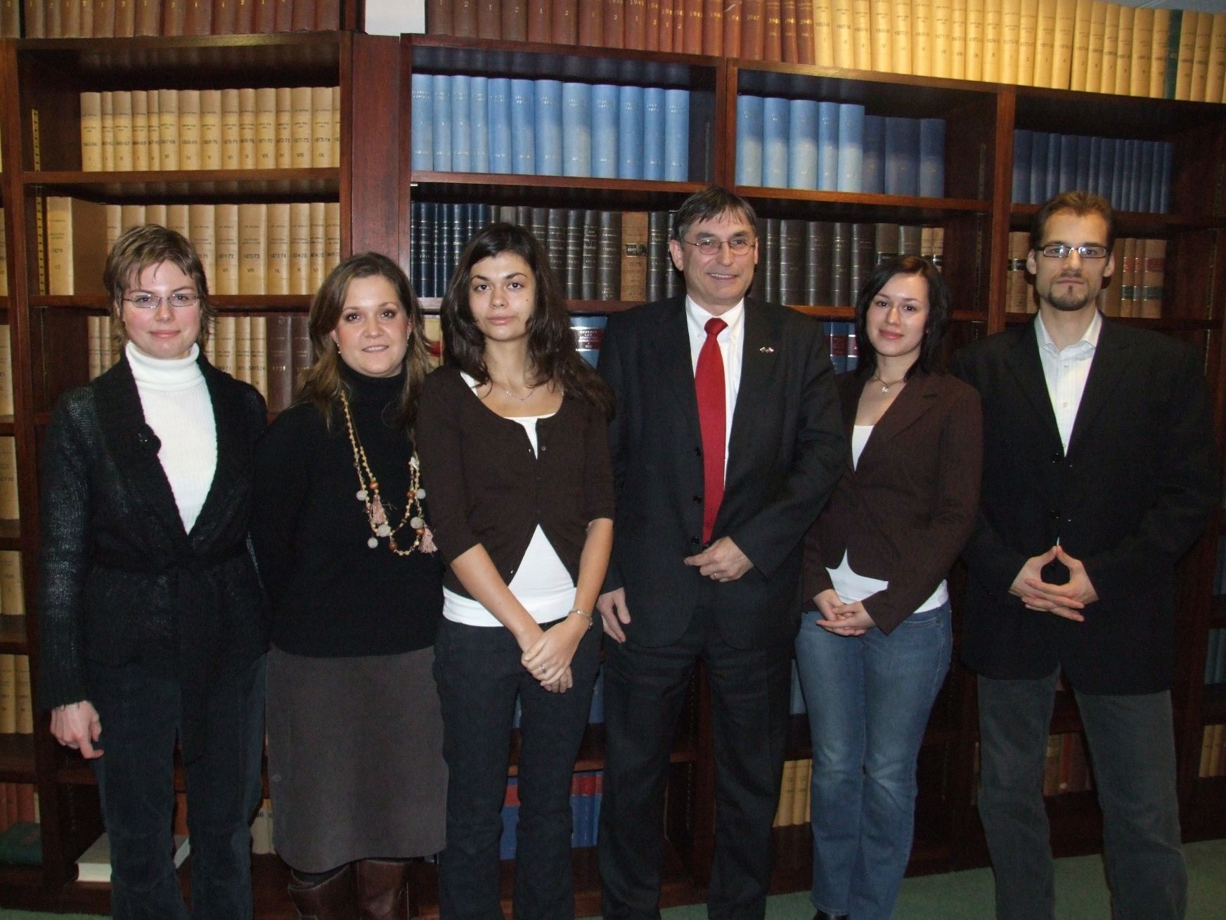 Ambassador Winkler with students