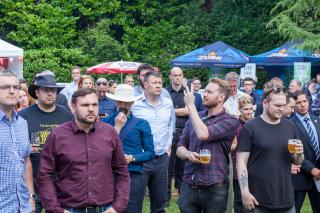Participants of the Czech Beer Day on 12 July 2017 