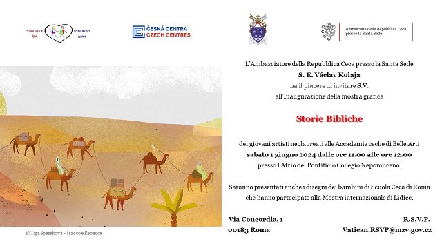 Pozvánka na výstavu Biblické příběhy