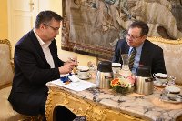 Náměstek Tlapa přijal nového velvyslance Státu Izrael