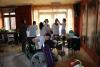 Mezinárodní den invalidů v Polsku, příprava na vystoupení, 20.3.2017 (foto Veronika Půrová)