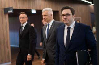Minister Lipavský attended the C5 Meeting, then he presented the Czech EU Presidency priorities in Brussels