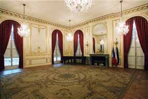 Velvyslanectví v Paříži - mramorový sál