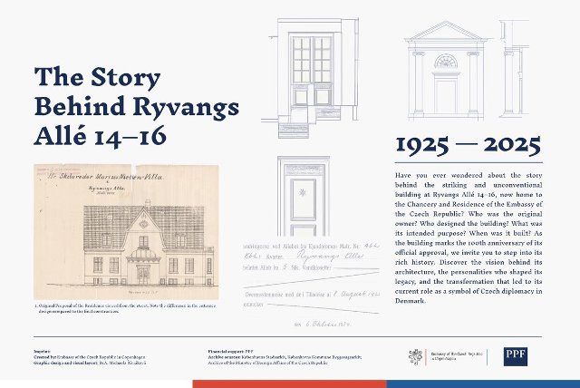 Výstava 100. výročí kolaudace rezidence - 2025: Panel 1