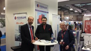 Czech stall at HI Industry, Deputy Head of the Mission of the Czech Republic to Denmark, Mr. Miroslav Čančík (left)