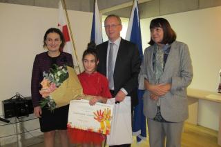 Children of Tbilisi receive International Fine Arts Competition LIDICE 2016 awards