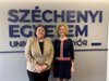 Jednání s prorektorkou univerzity Istvána Széchenyiho Dr. Eszter Lukács 