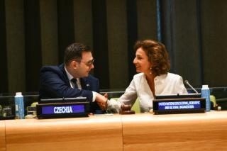 Ministr zahraničí Jan Lipavský na Valném shromáždění OSN vyzval ke krokům proti Rusku