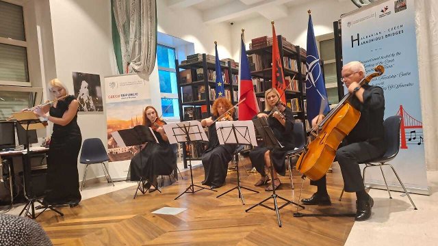 Concert of the Czech-Albanian Friendship Association and the Embassy of the Czech Republic in Tirana "Harmonic Bridges"