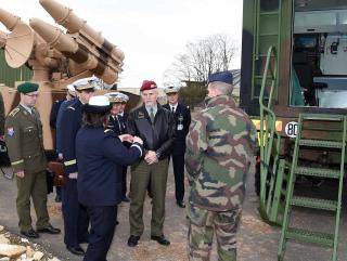 Generál Pavel na letecké základně Avord - Bourges.