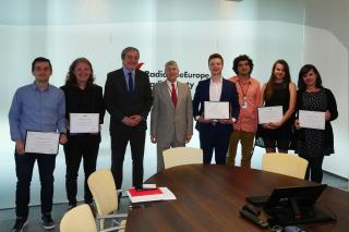 Minister Stropnický visited the Prague Headquarters of Radio Free Europe