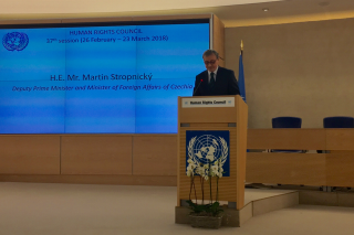 Minister Stropnický’s Speech the UN Human Rights Council in Geneva