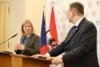 Ministr Lipavský v Praze jednal s rakouskou ministryní zahraničí Beate Meinl-Reisinger /Minister Lipavský Held Talks with Austrian Foreign Minister Beate Meinl-Reisinger in Prague 