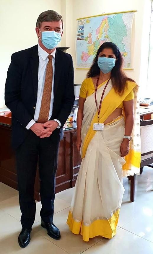 Milan Hovorka a Neeta Bhushan