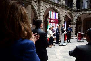 Inaugurace výstavy 100 let diplomatických vztahů 