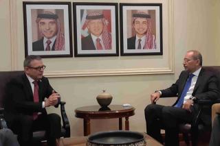 Meeting with the Jordanian Foreign Minister H. E. Ayman Safadi