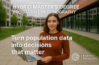 Informace o novém běhu magisterského studijního programu Demography (hybridní studium v angličtině)