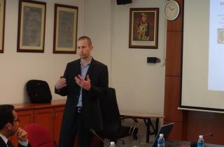 Dr. Petr Džubák z Institutu molekulární a translační medicíny v Olomouci v Institute of Bioscience Universtiy Putra Malaysia v Kuala Lumpur