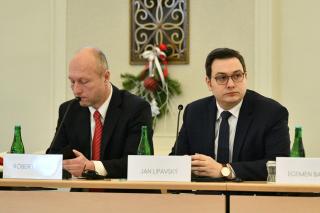 Special Envoy for Holocaust Issues, Interfaith Dialoge and Freedom of Religion or Belief Robert Řehák and Minister of Foreign Affairs Jan Lipavský