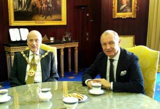 Meeting with the Mayor Robert Freeman
