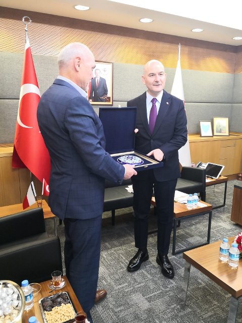Velvyslanec Vacek (dnes) prijat u p. Süleymana Soylu, předsedy vyboru pro vnitřní záležitosti