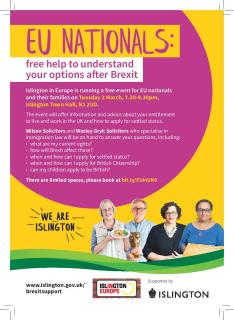 Free Event for EU Nationals