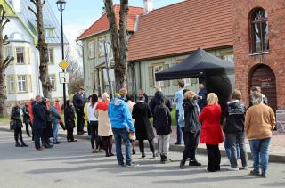 Opening of the exhibition in Viljandi