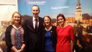 Ambassadør Brodský med repræsentanter for CzechTourism og Chateau Mcely