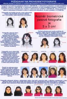 Pasová biometrická fotografie