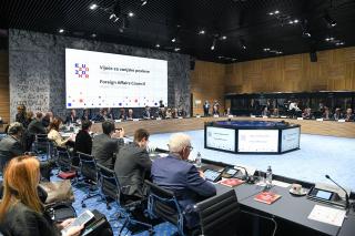 Ministr Petříček na jednání Rady FAC v Záhřebu
