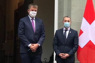 Minister Petříček in Bern discussed strengthening trade and relations between Switzerland and the EU