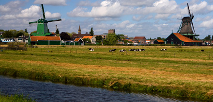 Nizozemsko větrné mlýny