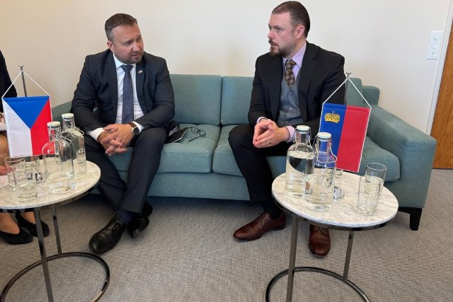 Ministr Marian Jurečka jednal s lichtenštejnským ministrem Emanuelem Schädlerem ve Vaduzu