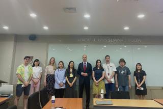 Lecture at Korea University - family photo