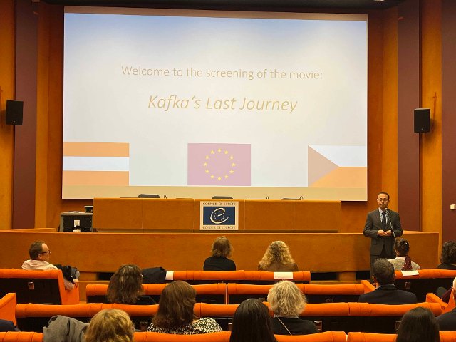 The Council of Europe Commemorated Franz Kafka