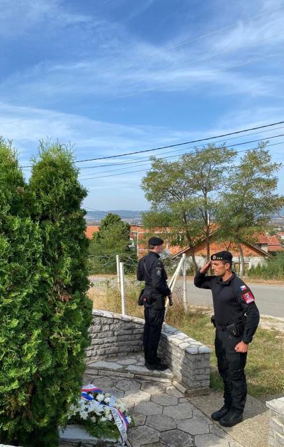 Commemorative act to honor the memory of fallen Czech soldiers
