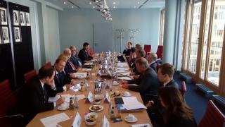 Delegace SPČR a doprovod ZÚ Berlín při jednání na BDI 6. 9. 2017 