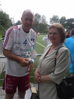 Ambassador of the Czech Republic Jana Reinišová with the Club´s founder Petr Salava 