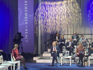 Ministr Kulhánek přednesl projev na Mezinárodním fóru k připomínce holocaustu a boji proti antisemitismu