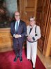 Saská státní ministryně pro kulturu a cestovní ruch Barbara Klepsch na jednání s ministrem kultury Otou Klempířem. (foto: MK ČR)