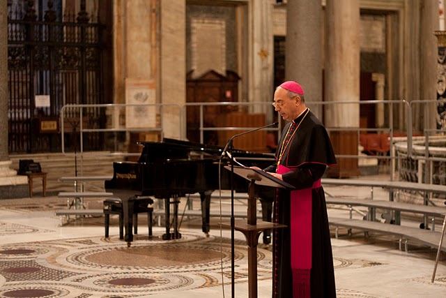 projev Mons. Dominique Mambertiho