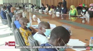 La réunion du comité de pilotage chargé du suivi de la mise en œuvre du Programme de reconstructions des aéroports du Sénégal